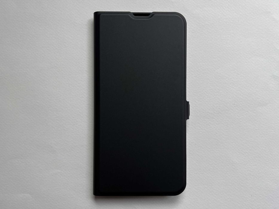 Samsung Galaxy S24 FE чохол-книжка еко шкіра Wave Flap чорний чехол