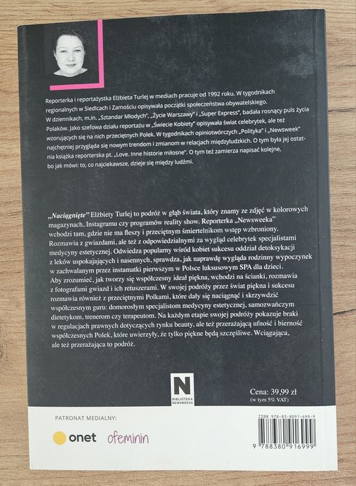 Książka Naciągnięte Elżbiety Turlej