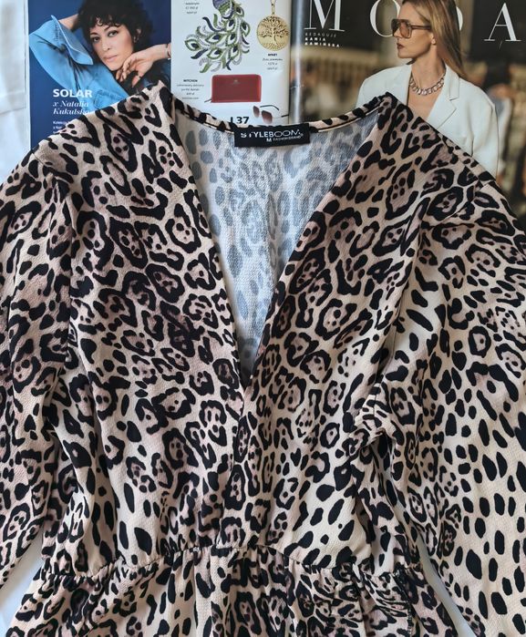 Sukienka Damska W Panterkę StyleBoom r. M/L