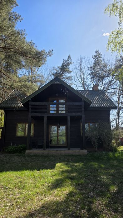 Leśny azyl pod Warszawą, urokliwy dom drewniany - Widok 5