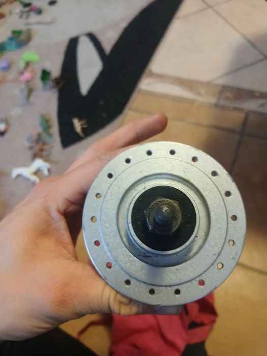 Prądnica rowerowa shimano,  dynamo w kole