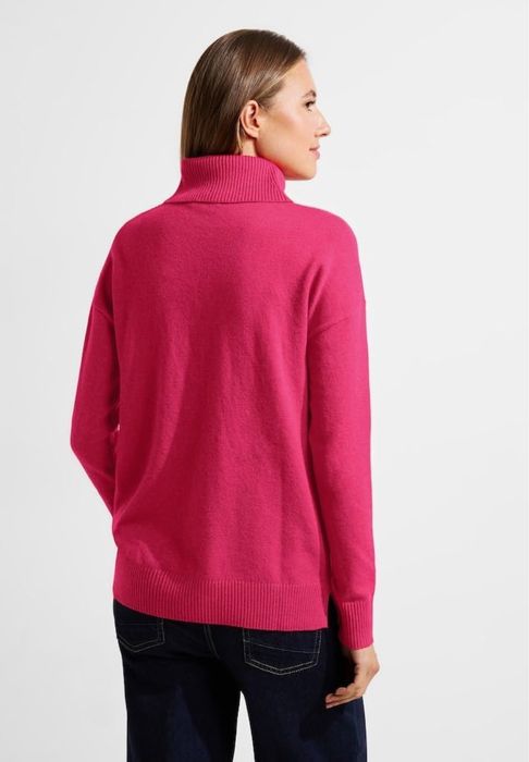 Cecil sweter damski golf malinowy r.XXL