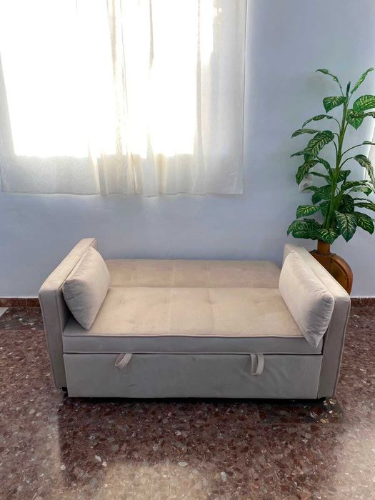 Sofá novo bege - envio grátis