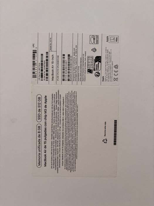 MacBook Air 15 M3 2024