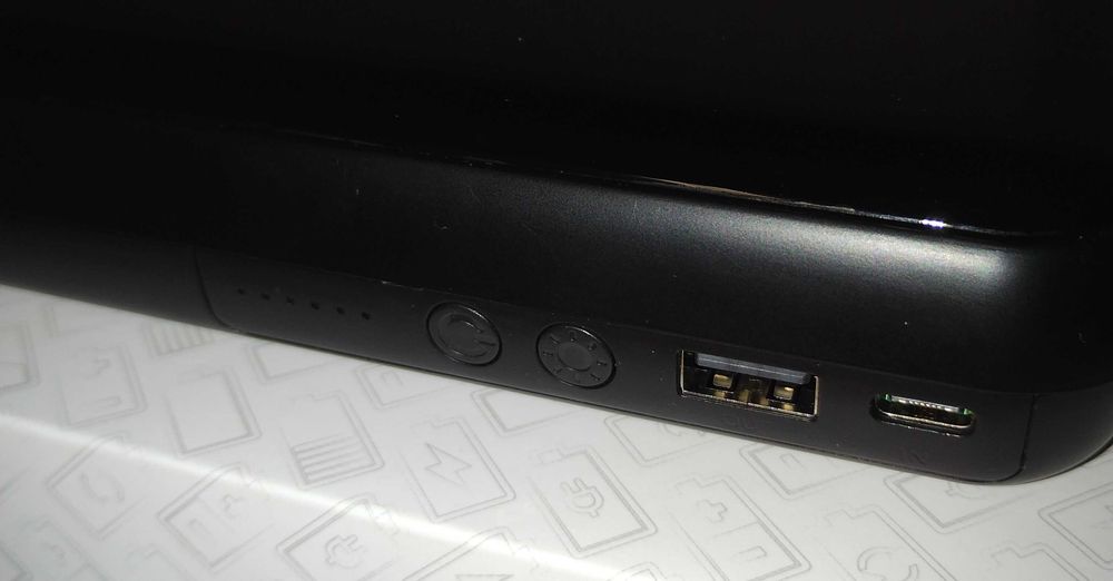 Power bank przewod/bezprzewod i sterylizacja telefonu 2w1