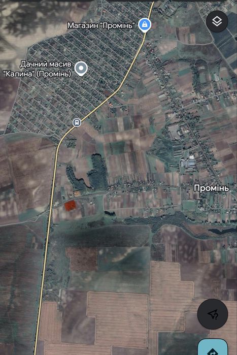 Продаж земельноі ділянки в с.Промінь