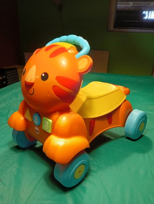 Chodzik Jeździk Pchacz Tygrys nauka FISHER PRICE