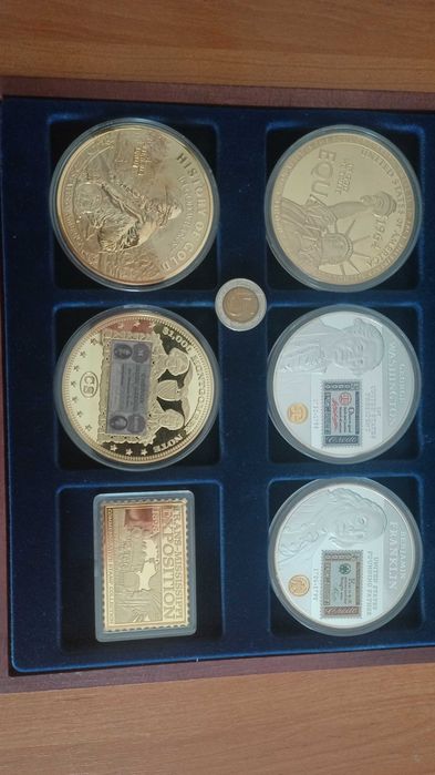 Numizmaty, monety, historia Stanów Zjednoczonych,  duże 75 mmm