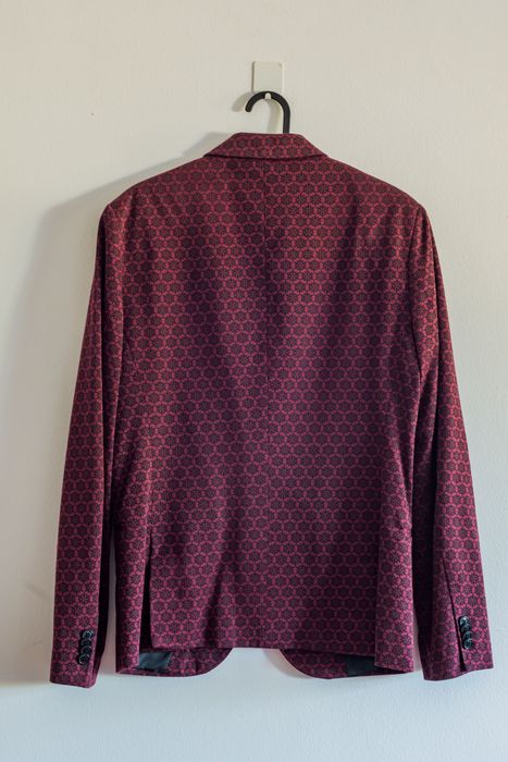 Blazer Zara cor Burgundy M
