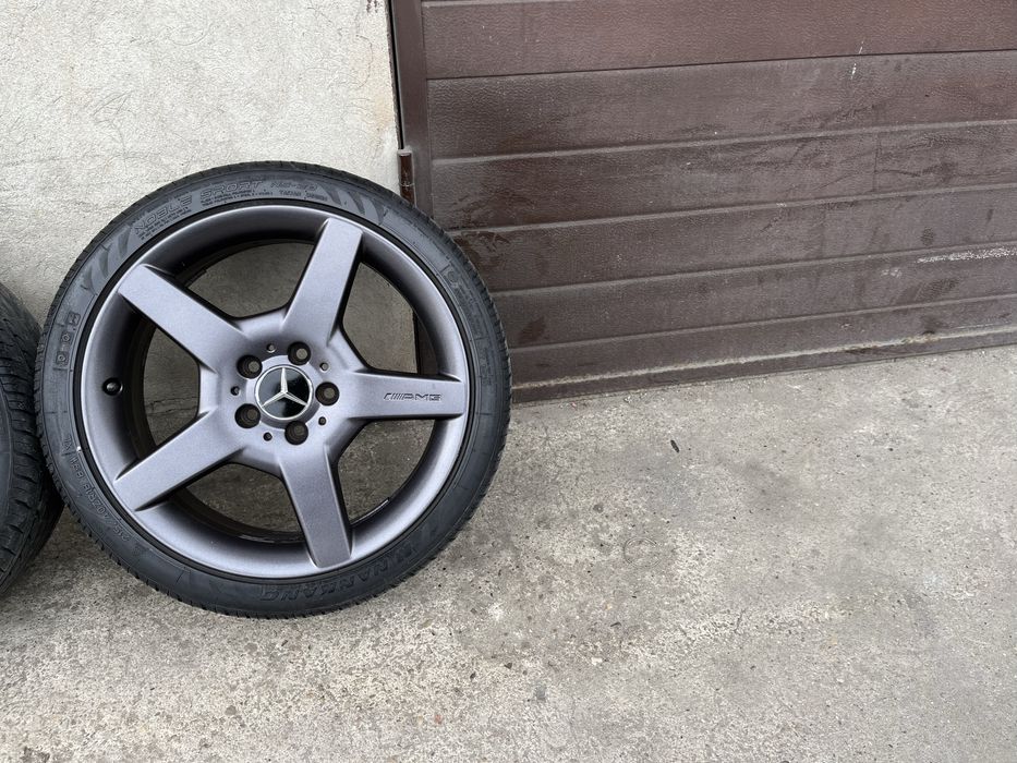 (302)Koła, Felgi 5x112 18” Mercedes SLK, AMG itd, Grafitowe