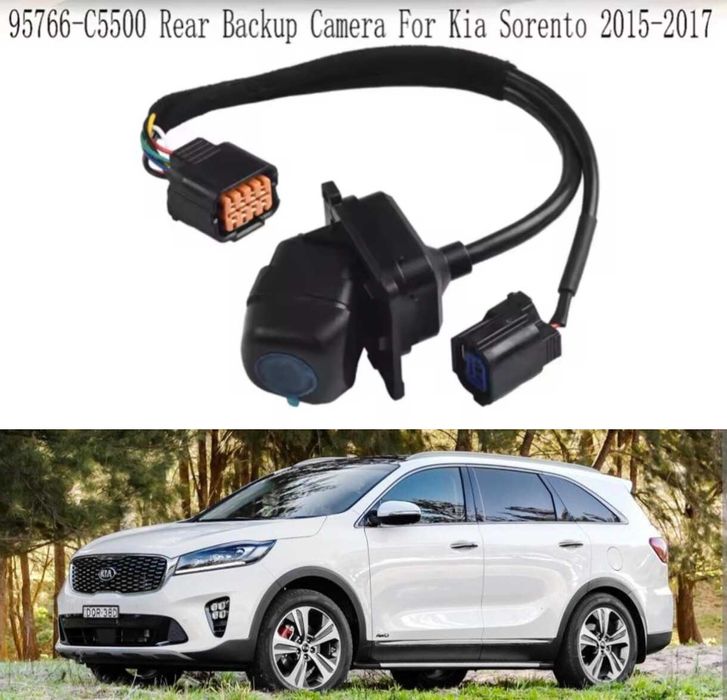 Камера заднього виду огляду Kia Sorento 2015-2016-2017-2018