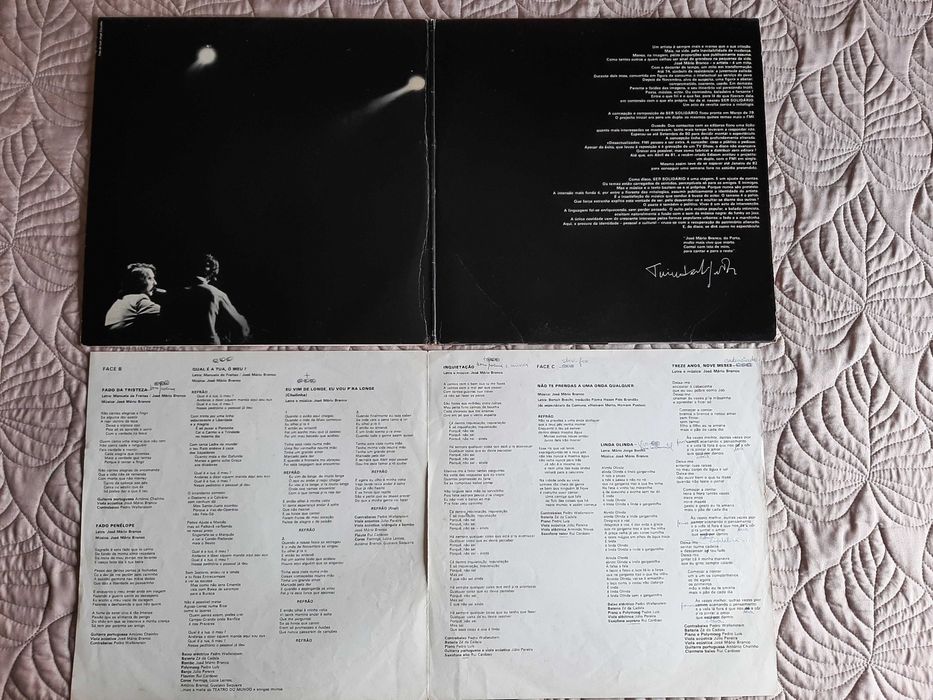 José Mário Branco - Ser Solidário - Portugal - 2 x Vinil LP