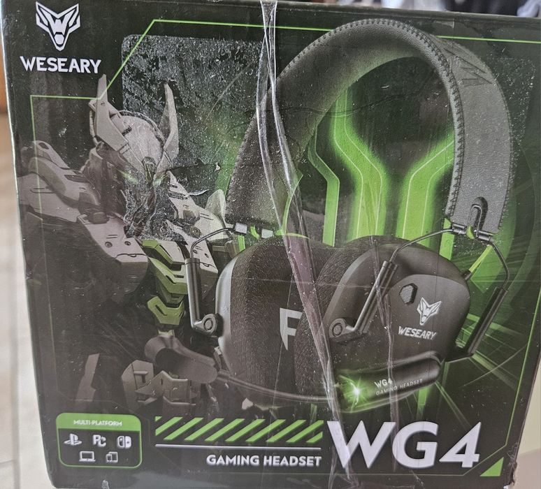 NOWE Słuchawki Bezprzewodowe Weseary WG4 | Do Gier | Bluetooth + 2.4GHz