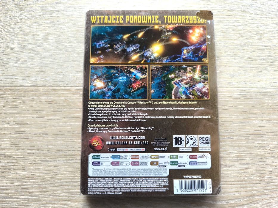 Command & Conquer Red Alert 3 [PC] (PL) Edycja Rewolucyjna STEELBOOK