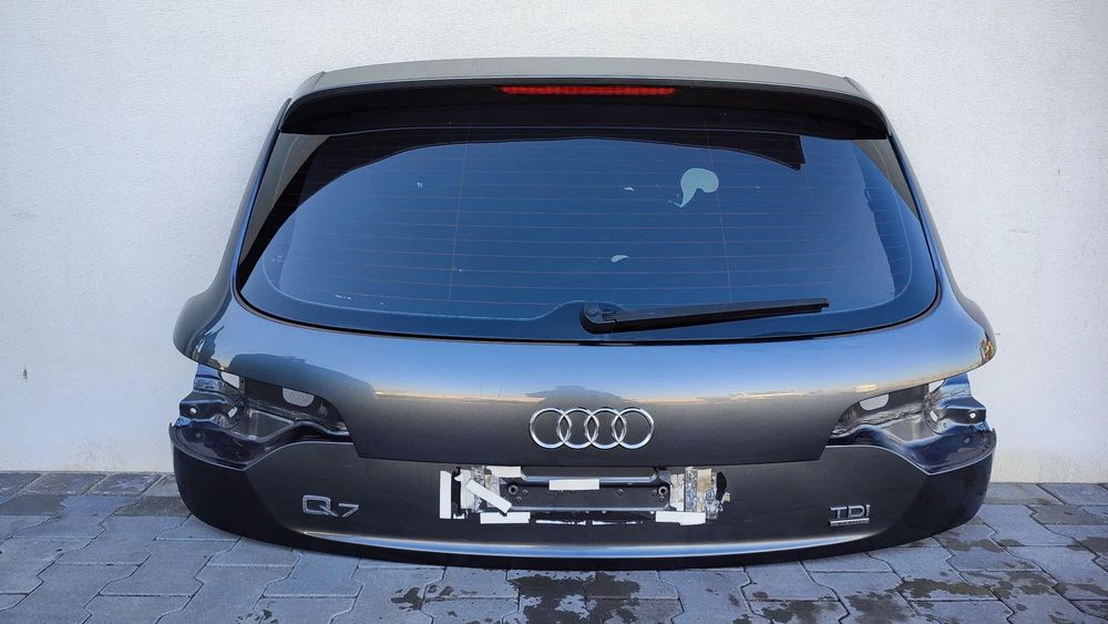 AUDI Q7 4L LIFT 09-15R KLAPA BAGAZNIKA S-LINE BIALA LZ7S SZYBA WYCIERACZKA