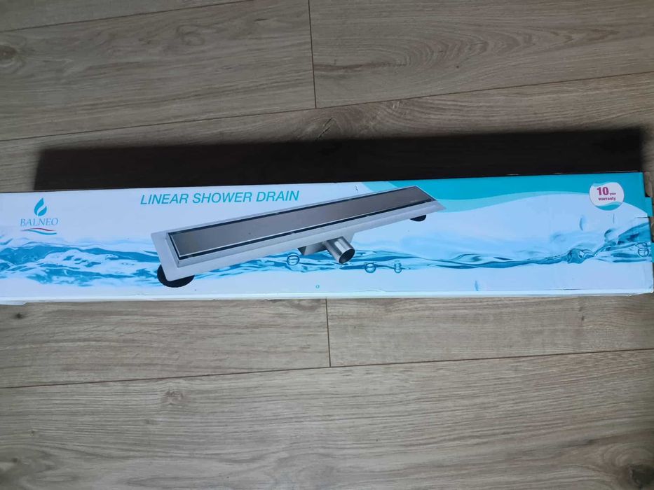 balneo odpływ liniowy czarny 80 cm głęboki