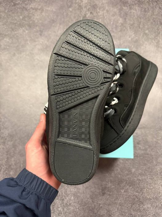 [БЕЗ ПРЕДОПЛАТ] Lanvin Curb Sneakers Black Grey МЕНШ ДУТІ ланивин ланвины ланвини курб сникерс