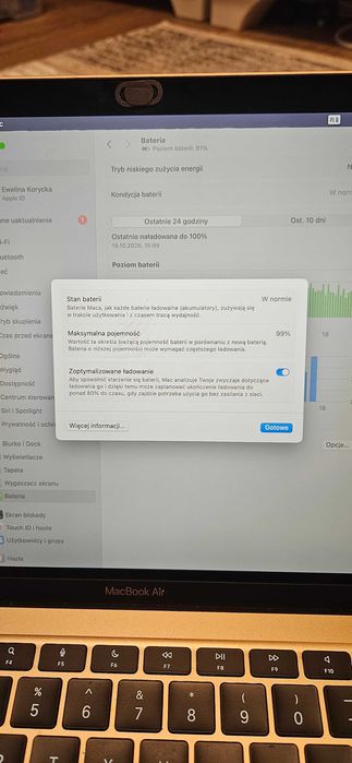 Laptop Apple MacBook Air M1 8GB/256GB SSD
