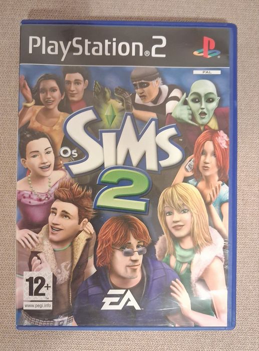 Os Sims 2 PS2 (PAL PT) – Caixa e Disco Original