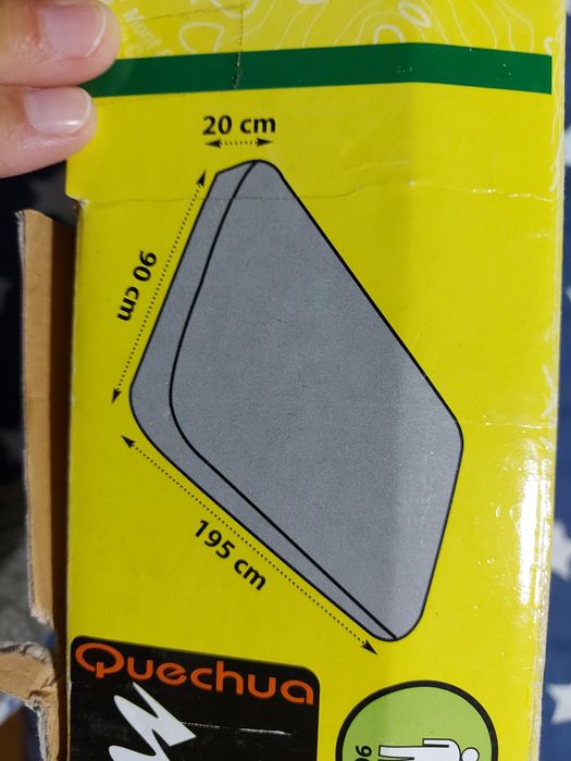 Colchão insuflável e bomba