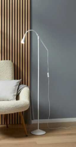 Lampa stojąca podłogowa LED Livarno home Freya 156cm biała
