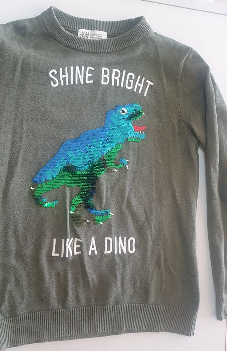 Swetr 122-128 dla chłopca h&m