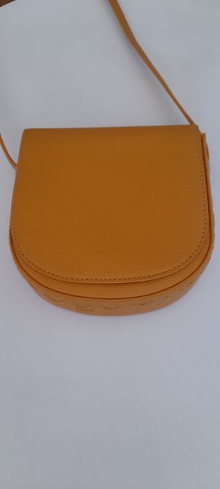 Mala pequena de pele sintética Adolfo Dominguez