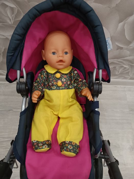 Колиска для ляльки  та пупс