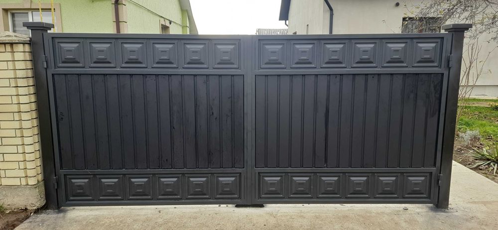 Ворота відкатні та розпашні. Ковані вироби. Металовироби.