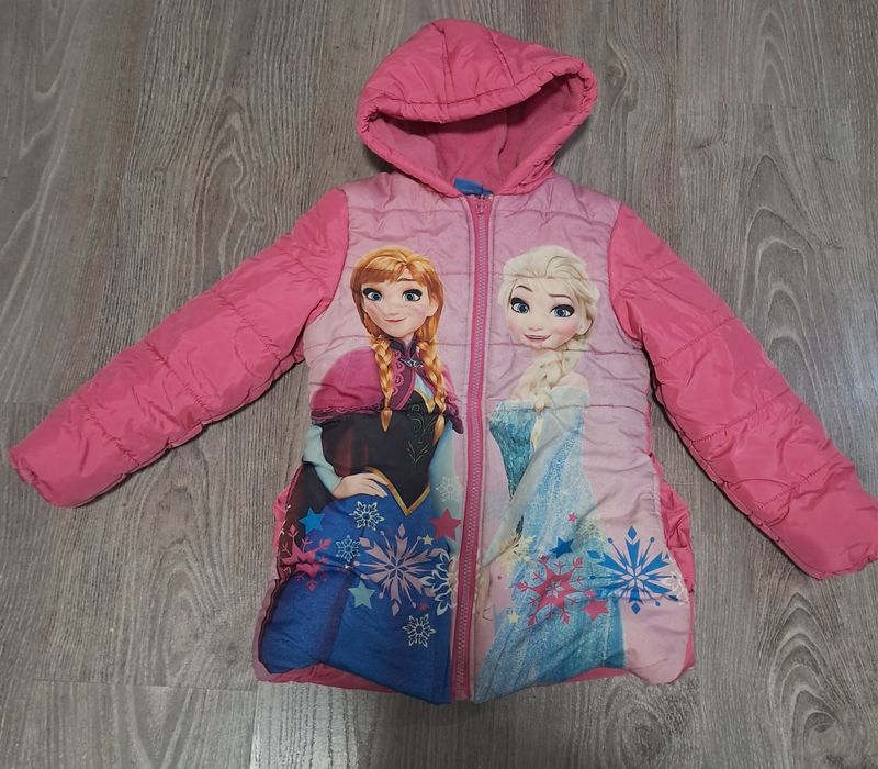 Куртка на дівчинку 104 р Disney Ельза  єврозима