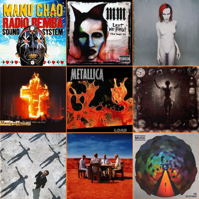 72 CDs - ROCK - Muito Bom Estado