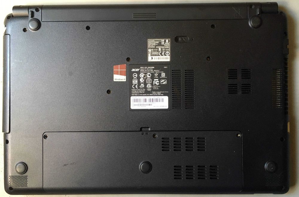 Aspire E1-522, venda de componentes