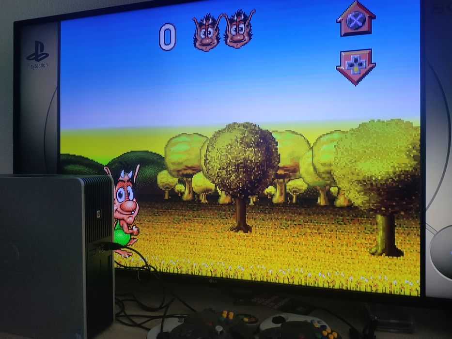 Hp Desktop com batocera retro gaming .