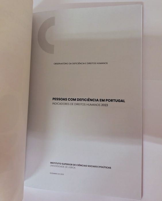 Pessoas com deficiência em Portugal: indicadores de Direitos Humanos