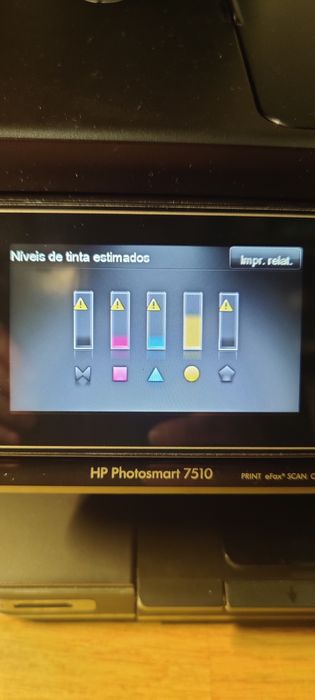 HP Photosmart 7510 – avariada (não puxa papel / pick-up roller)
Vendo