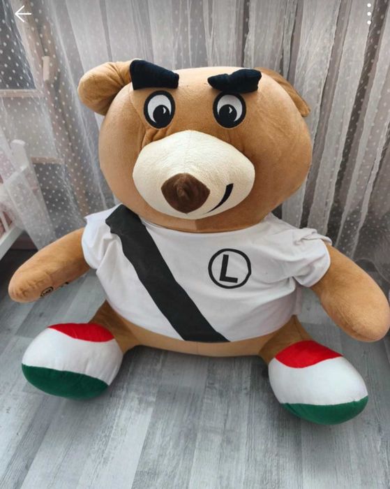 Miś Kazek Legia Warszawa pluszak 50 cm maskotka