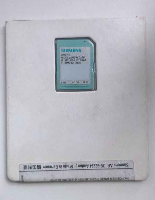 Микрокарта памяти (MMC) Siemens 6ES7 953-8LP31-0AA0, 8mb