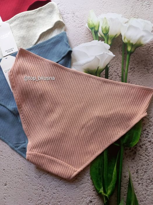 Трусики жіночі/ трусики в рубчик/бавовняні труси/бразиліани/сліпи