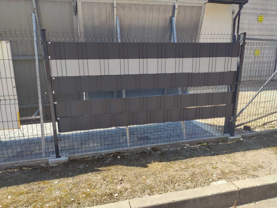 Ogrodzenie panelowe 3d brama bramka płot kolor ocynk  solidny montaż