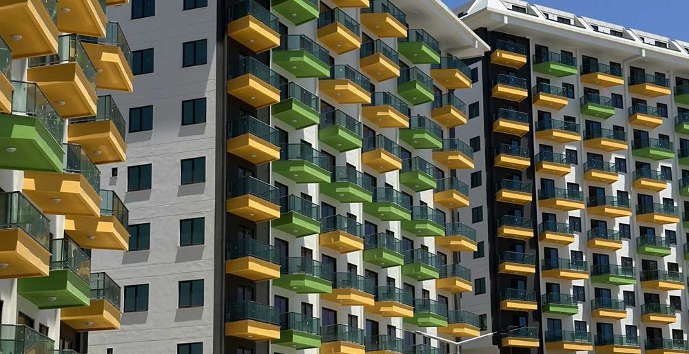 Квартира 1+1 в новом жилом комплексе в окружении сосновых лесов Турция