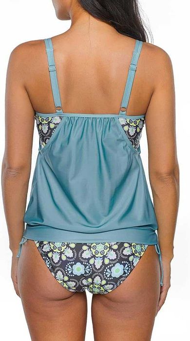 Nowy damski dwuczęściowy strój kąpielowy/ koszulka /majtki !M/L !7482!