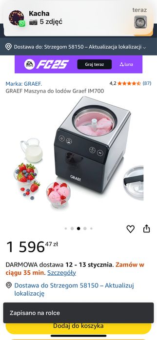 Graef maszyna do lodow MI700