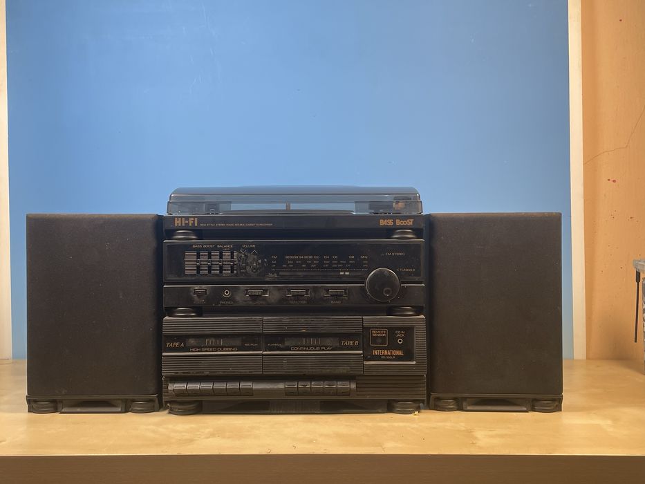 Retro Vintage Wieża Hi-Fi International KS-350LR