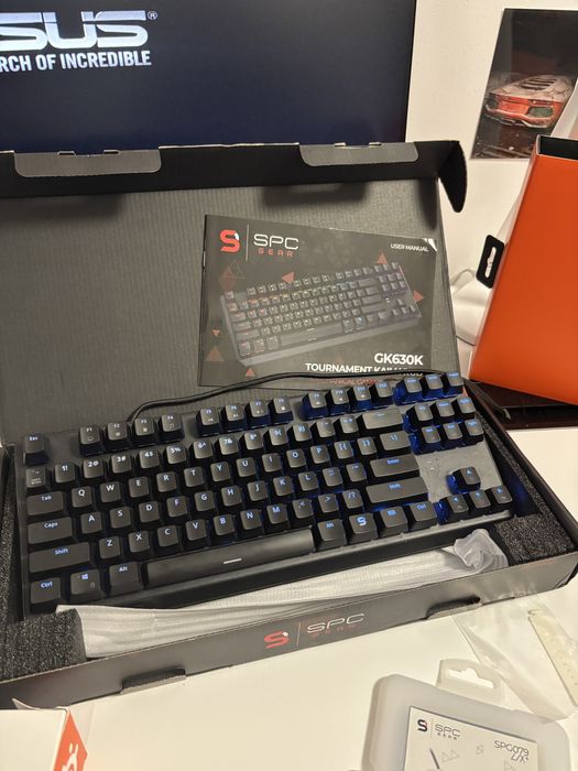 SPC gear tournament kailh rgb red