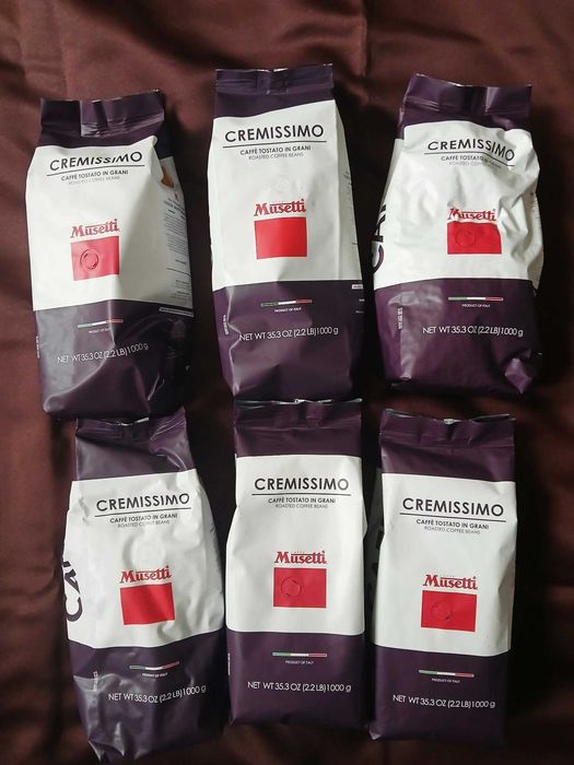 6 x kawa ziarnista Musetti Cremissimo 1 kg