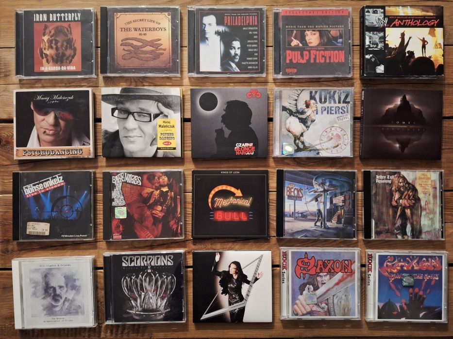 Oryginalne płyty cd, dvd, blue ray