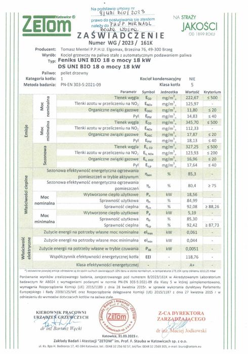 Kocioł piec c.o. pellet do 220m2 5 klasa ecodesign dostawa 0zł pompa gratis
