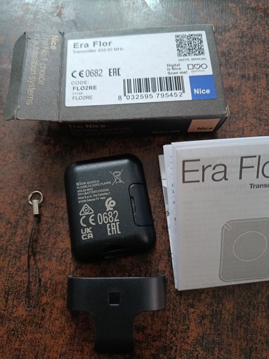 Pilot do bramy NICE era flor dwukanałowy nowy nie używany