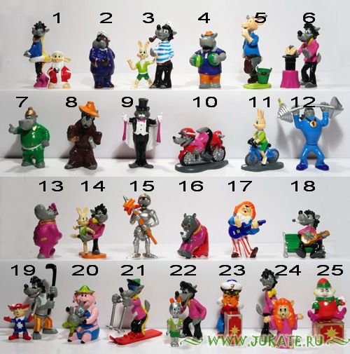 Ландрин Киндер Ландрін Серия "Ну, Погоди!", 2004 г.