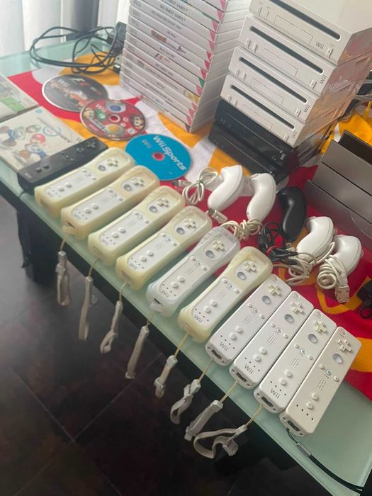 Consola Wii e acessórios